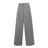 Women's Wide Leg Stretch Pants - Minimalist Autumn Casual Trousers
