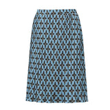 Vintage A-Line Midi Skirt - Minimalist High Waist Office Wear