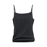Women's Mulberry Silk Blend Knit Cami - Versatile Sleeveless Vest
