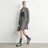 Women's Sequin Knit Midi Skirt - A-Line Casual Commuter Style
