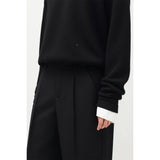 Women's Wide Leg Stretch Pants - Minimalist Autumn Casual Trousers