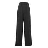 Women's Striped Wide Leg Pants - Autumn Office Casual Trousers