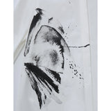Women's Cotton Long Sleeve Blouse - Minimalist Casual Commuter Shirt