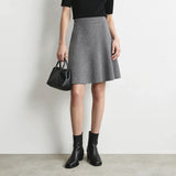 Women's Sequin Knit Midi Skirt - A-Line Casual Commuter Style