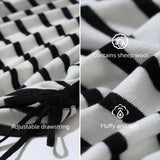 French Style Striped Knit Sweater - Minimalist Crew Neck Autumn Top